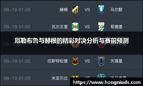 厄勒布鲁与赫根的精彩对决分析与赛前预测